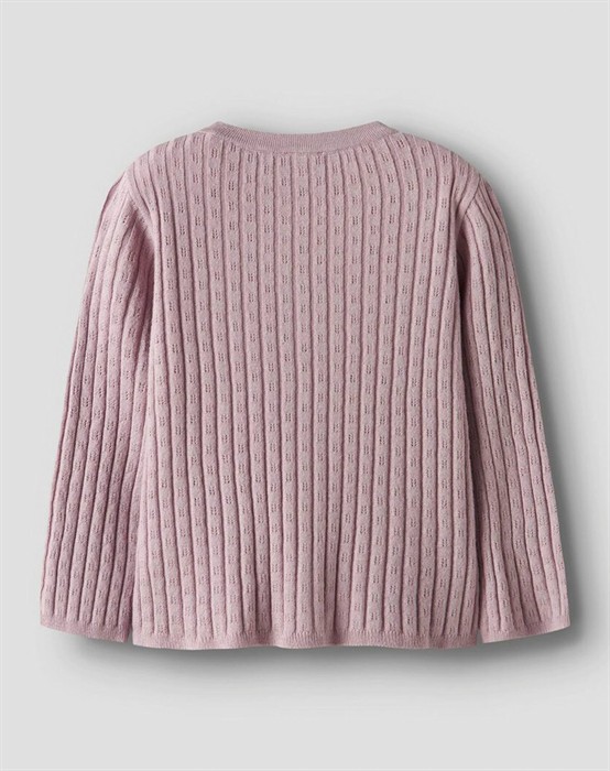 NBFKind LS Strik Cardigan - Burnished Lilac